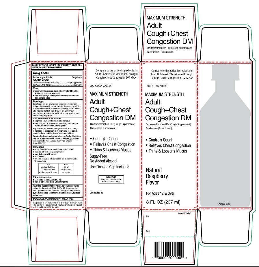 CVS Maximum Strength Adult Cough+Chest Congestion 8 FLoz 237 ml