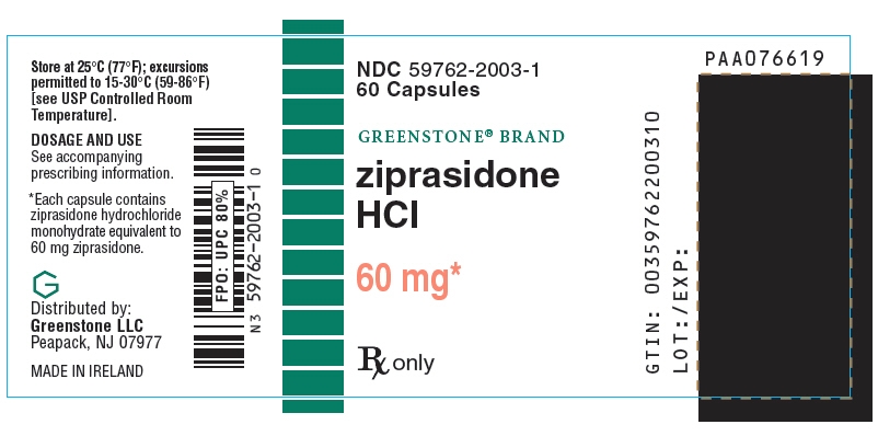 PRINCIPAL DISPLAY PANEL - 60 mg Capsule Bottle Label
