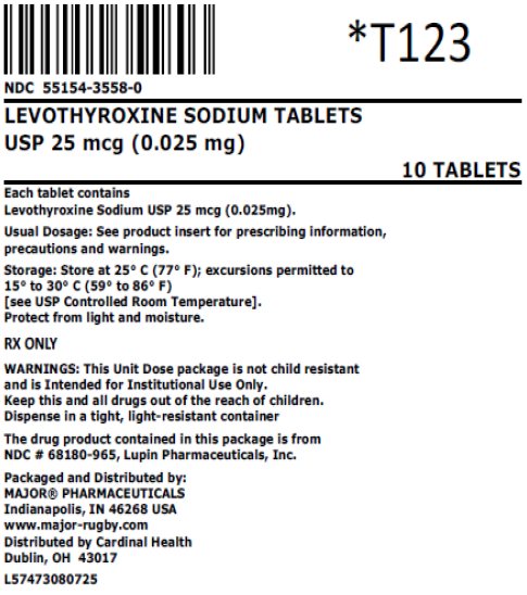 25mcg bag label
