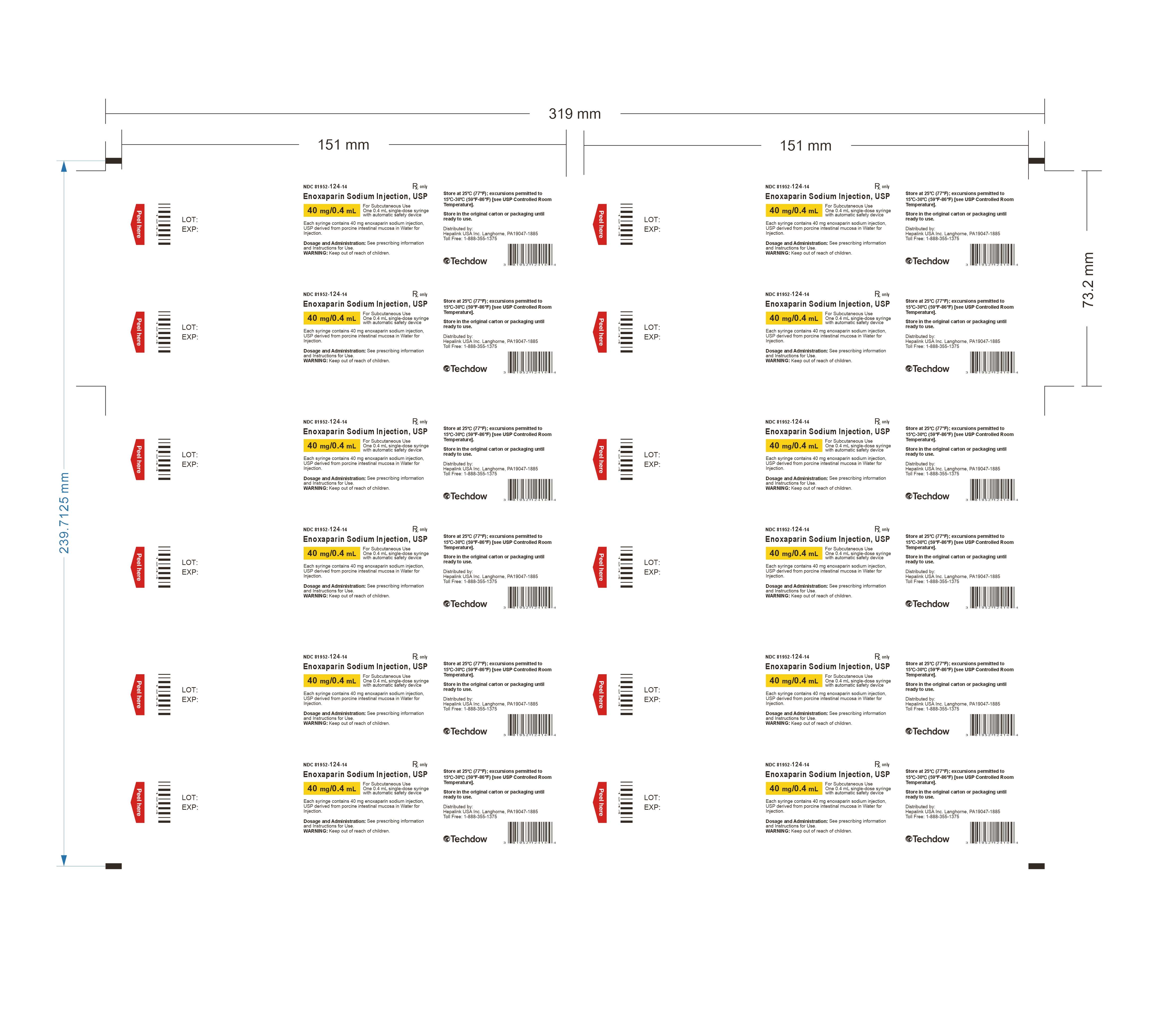 40mg/0.4ml blister label