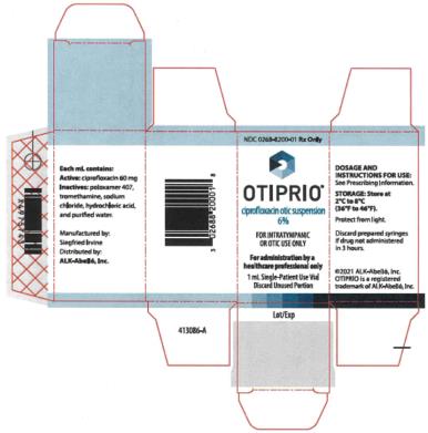 PRINCIPAL DISPLAY PANEL
NDC: <a href=/NDC/0268-8200-01>0268-8200-01</a>
Rx Only
OTIPRIO
