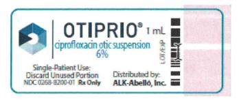 PRINCIPAL DISPLAY PANEL
NDC: <a href=/NDC/0268-8200-01>0268-8200-01</a>
Rx Only
OTIPRIO
