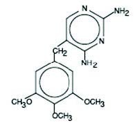Trimethoprim chemical structure