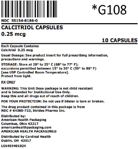 0.25mcg bag label