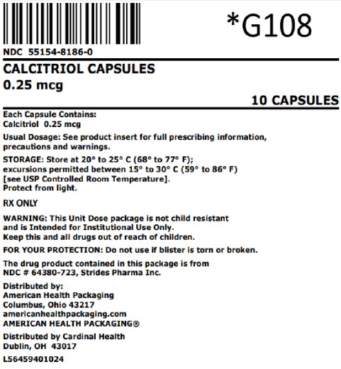 0.25mcg bag label