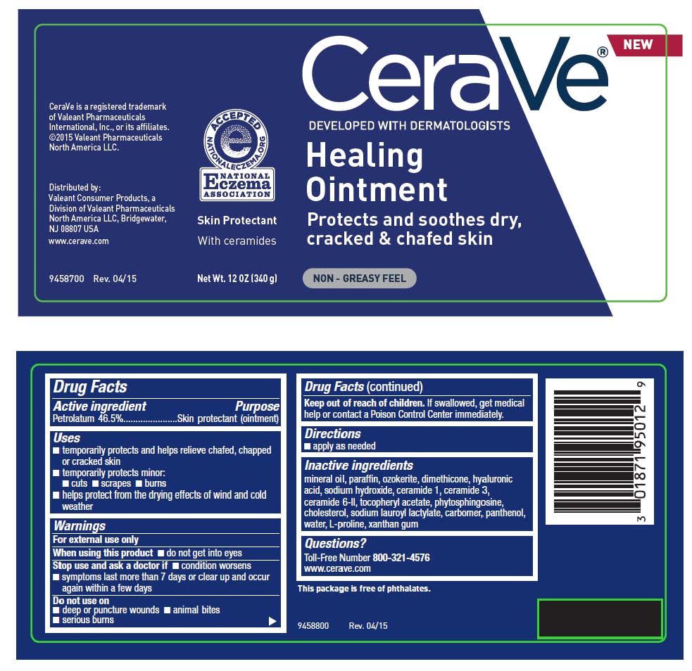 CeraVe Healing Ointment 12 OZ Jar Front and Back Label