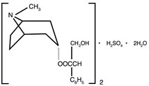 Hyoscyamine Sulfate Structural Formula