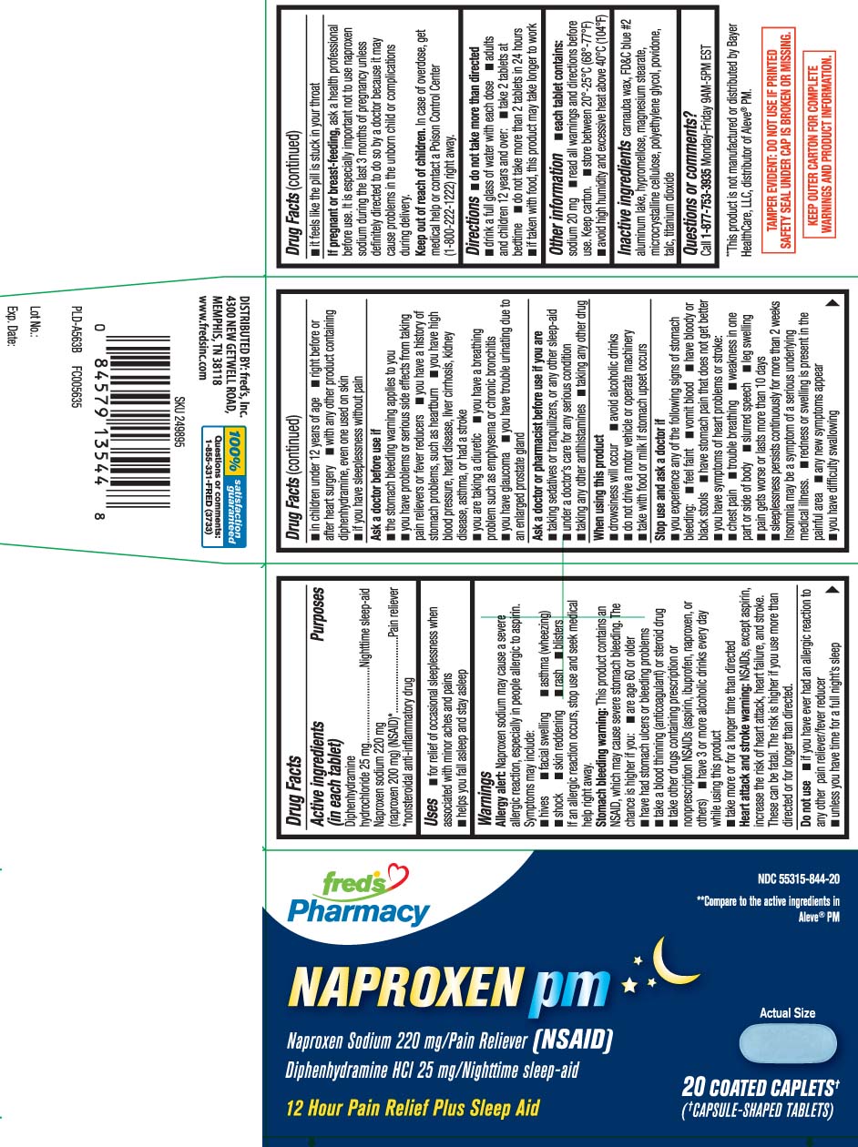 Diphenhydramine Hydrochloride 25 mg, Naproxen sodium 220 mg (naproxen 200 mg) (NSAID)* *nonsteroidal anti-inflammatory drug