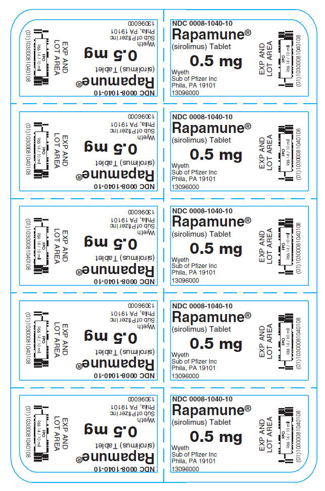 Package Label – Principal Display Panel – CSAT Foil Package 0.5 mg