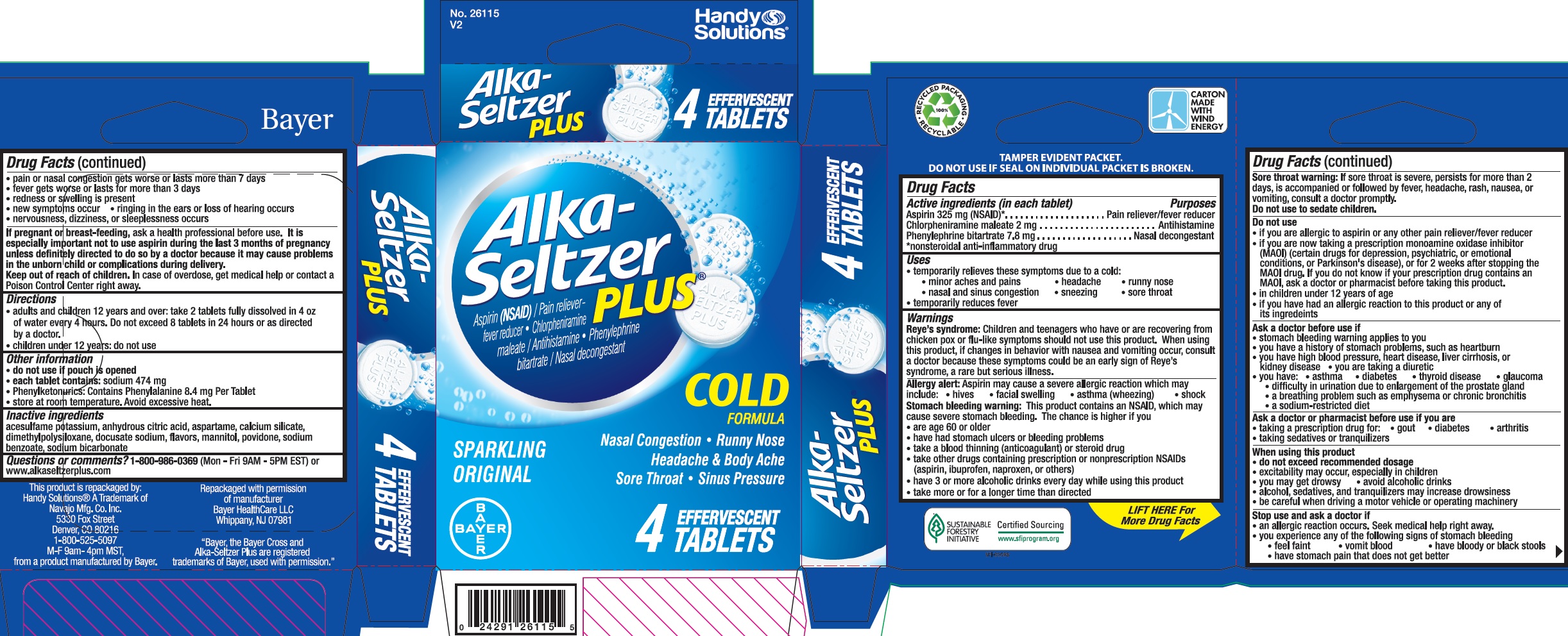 Alka Seltzer Plus