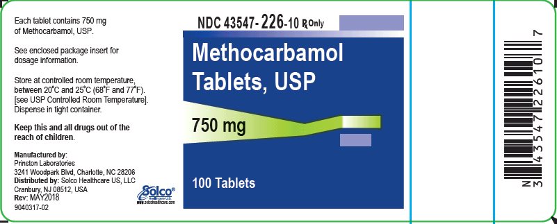 Methocarbamol Tablets  750 mg - 100 tablets
