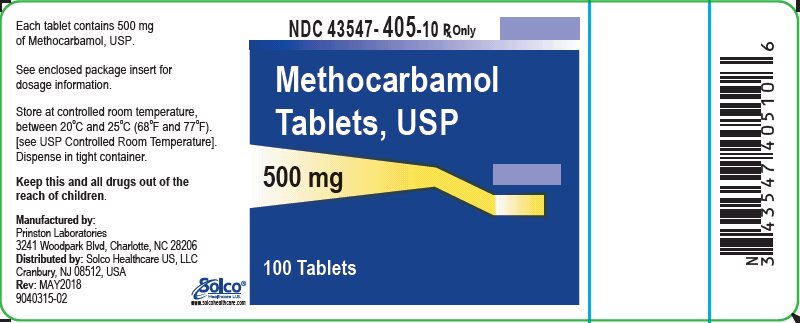 Methocarbamol Tablets  500 mg - 100 tablets