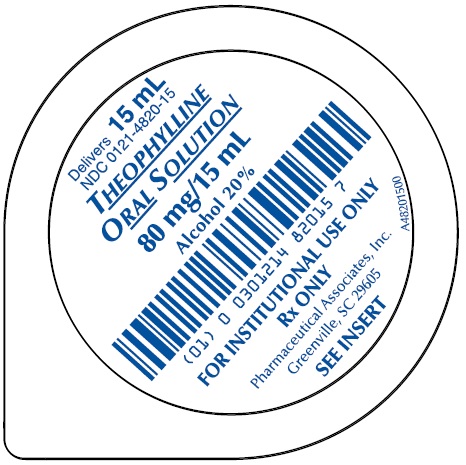 15 mL unit dose cup label