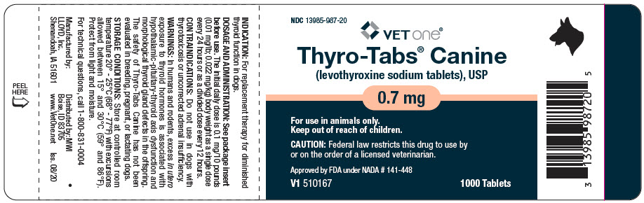 PRINCIPAL DISPLAY PANEL - 0.7 mg Tablet Bottle Label