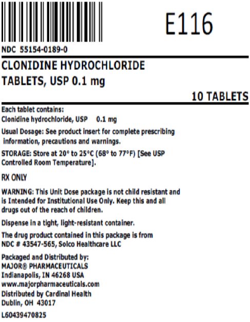 0.1mg bag label
