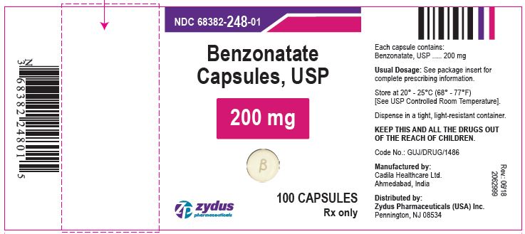 Structured formula for Benzonatate Capsules