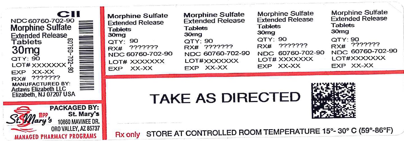 Morphine 30mg Label