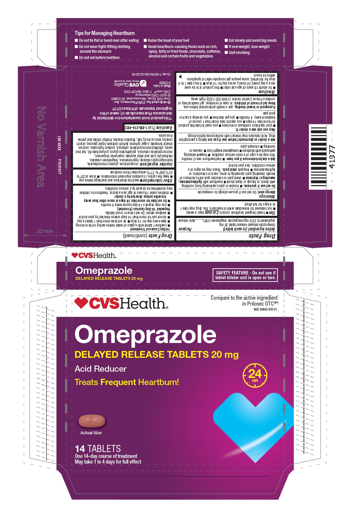 PACKAGE LABEL-PRINCIPAL DISPLAY PANEL - 20 mg Blister Carton Label