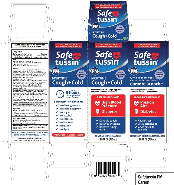Safetussin PM NightTime Cough Relief 8.0 FL OZ (237 mL)