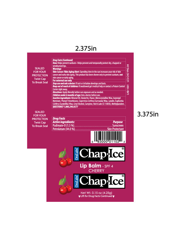 OraLabs ChapIce Cherry SPF 4 Lip Balm.jpg