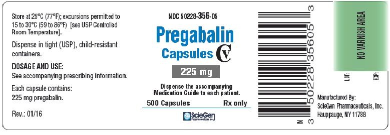 PRINCIPAL DISPLAY PANEL - 225 mg Capsule Bottle Label