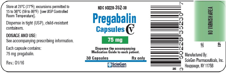 PRINCIPAL DISPLAY PANEL - 75 mg Capsule Blister Pack