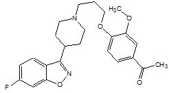 FANAPT structural formula 