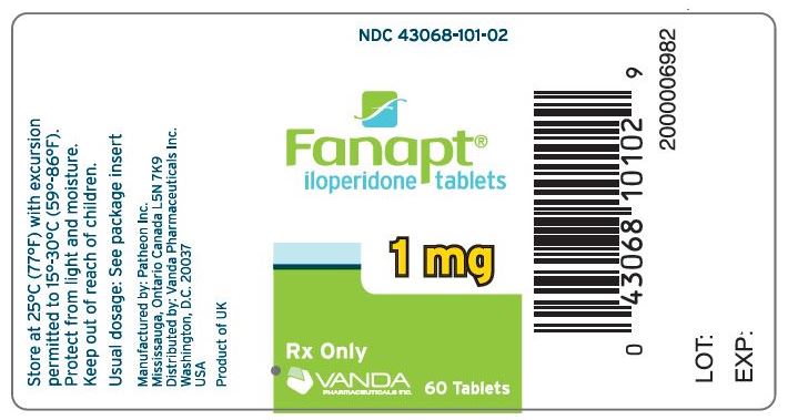 PRINCIPAL DISPLAY PANEL - 1mg Label