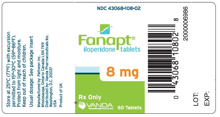 PRINCIPAL DISPLAY PANEL - 8mg Label