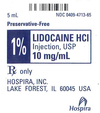 Lidocaine Pack Label