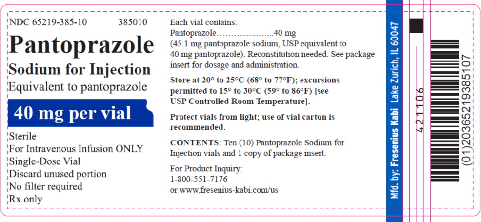 PACKAGE LABEL - PRINCIPAL DISPLAY – Pantoprazole Sodium for Injection Tray Label
