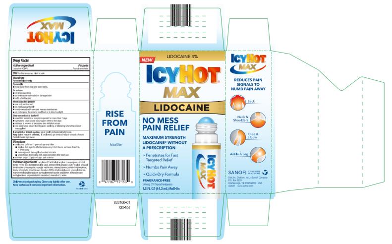 PRINCIPAL DISPLAY PANEL Lidocaine 4% IcyHot Max
