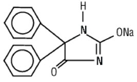 Phenytoin Sodium Injection structural formula