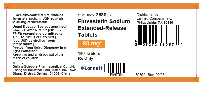 Fluvastatin Label Sciecure 100 Tablets