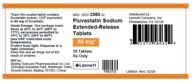 Fluvastatin Label Sciecure 30 Tablets