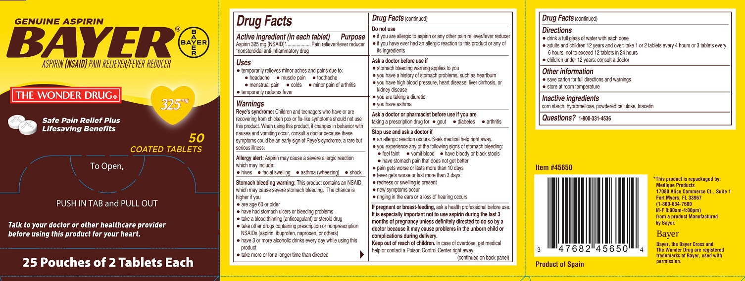 Bayer Aspirin Label 18