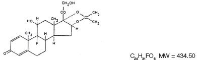 TRIAMCINOLONE STRUCTURE IMAGE