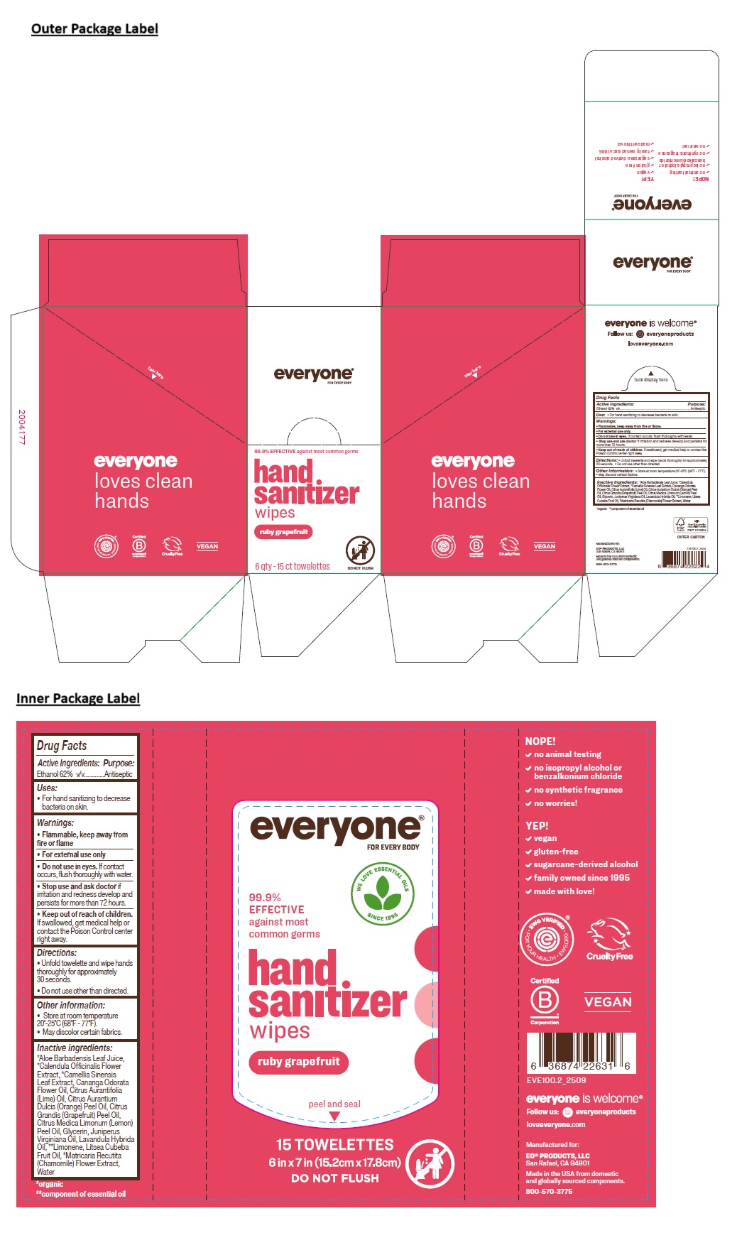 everyone hand sanitizer wipes