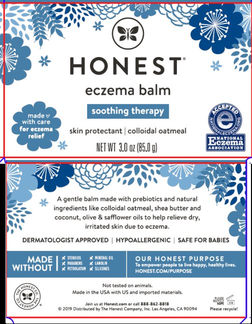 A 3 ounce jar of gentle balm made with prebiotics and natural ingredients like colloidal oatmeal, shea butter and coconut, olive & safflower oils to help relieve dry, irritated skin due to eczema.