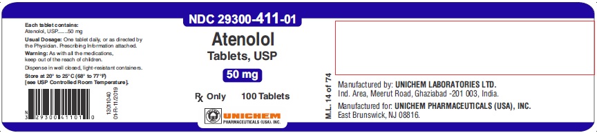 Atenolol Tablets USP, 50 mg