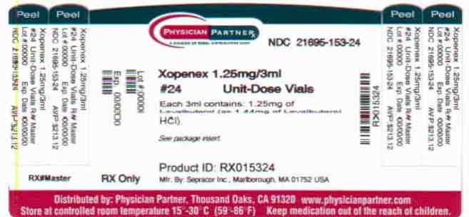 Xopenex 1.25mg/3ml