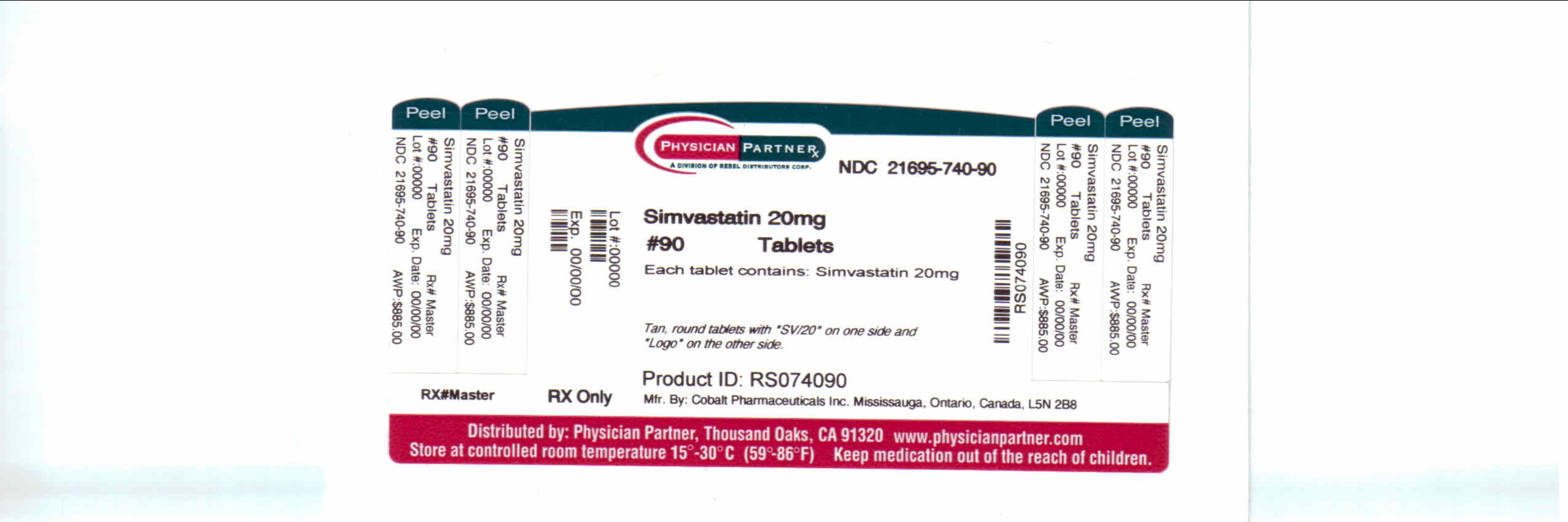 Simvastatin 20mg