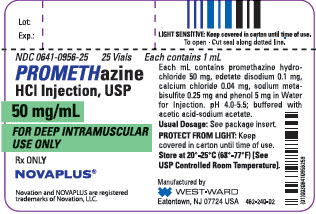 Promethazine HCI Injection, USP, 50 mg/mL, 25 Vials - Each contains 1 mL