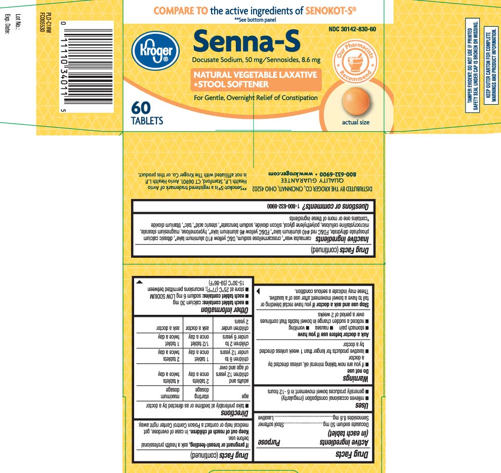 Docusate Sodium 50 mg, Sennosides 8.6 mg