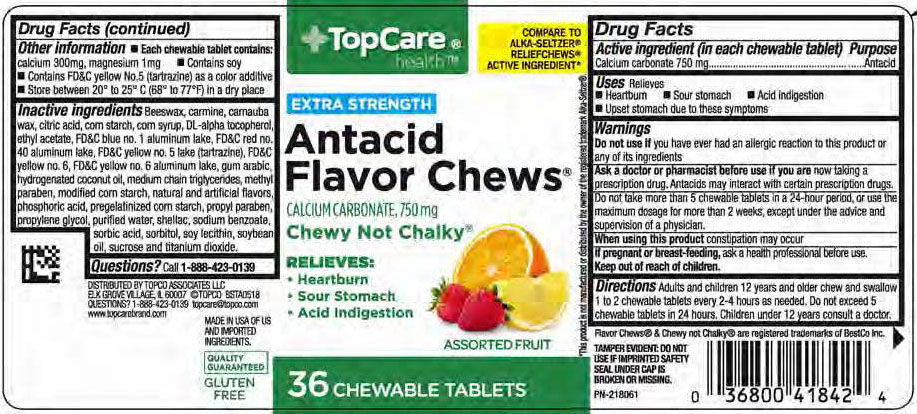 TopCare Antacid Flavor Chews 36ct