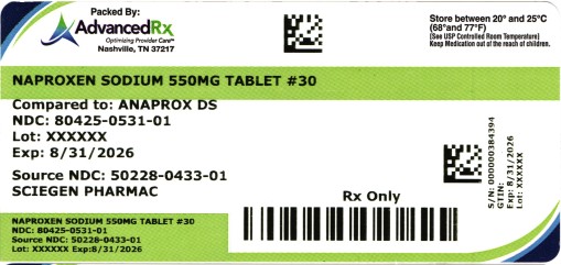 Naproxen Sodium 550mg #30