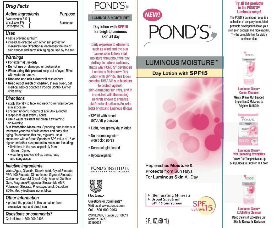 Pond's Luminous Day Lotion SPF 15 Carton