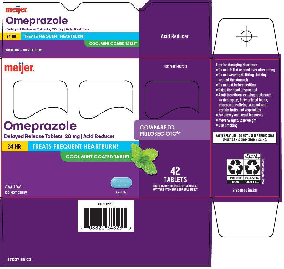 MEIJER OMEPRAZOLE COOL MINT CARTON IMAGE 1 OF 2