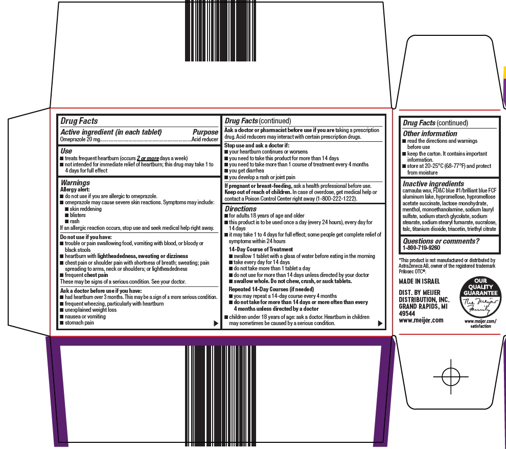 MEIJER OMEPRAZOLE COOL MINT CARTON IMAGE 2 OF 2