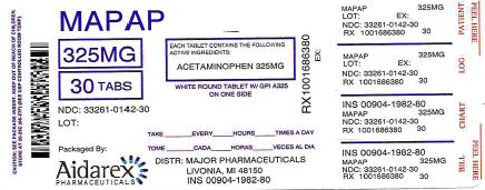 Mapap 325mg tablet